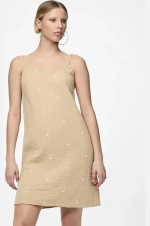 Pieces® – Minikleid in Safari