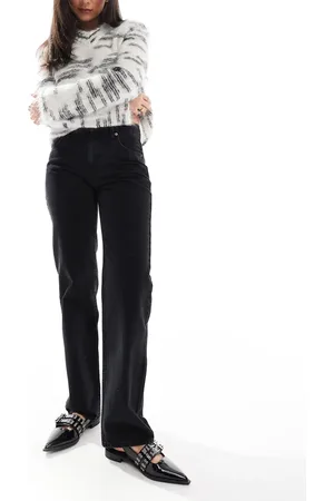 Pull&Bear – Jeans in mit mittelhohem Bund und geradem Schnitt