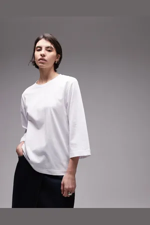 ARKET – Schweres T-Shirt in mit 3/4-Ärmeln
