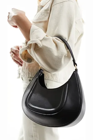 ASOS – Schultertasche in mit geprägten Einsätzen