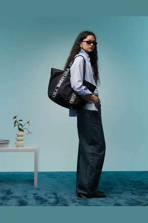 Bimba y Lola – Schwarze Tragetasche mit kontrastierendem Riemen