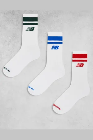 New Balance – 3er-Pack Mid-Socken in mit bunten Streifen
