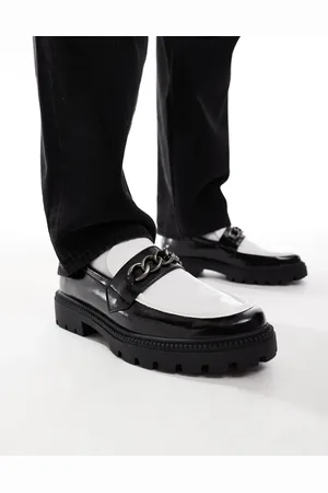 ASOS – Loafer in mit silberner Kette