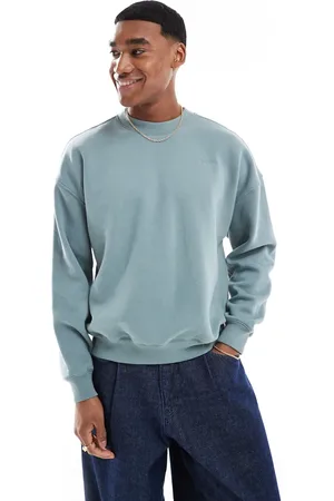 Hollister – Kastiges Sweatshirt in mit Rundhalsausschnitt