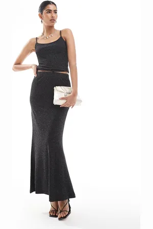 VERO MODA – Mix & Match – Maxirock in glitzerndem , Kombiteil