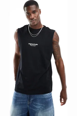 JACK & JONES – Oversize-Trägertop in mit Brust-Logo