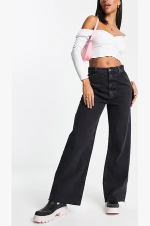 New Look – Dad-Jeans in mit weitem Bein