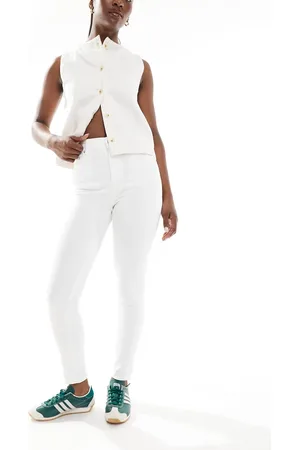 Pull&Bear – Skinny-Jeans in mit hohem Bund