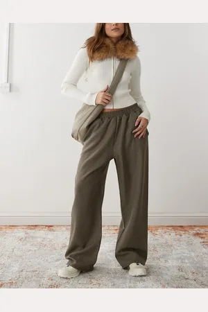 Reclaimed – Hose zum Hochziehen in mit kleinem Karomuster