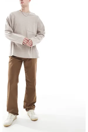 Vans Authentic – Lockere Chinohose in Sepia