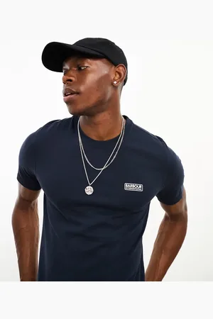 Barbour – T-Shirt in mit kleinem Logo