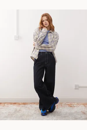 COLLUSION X003 – Jeans in Rinse-Waschung mit weitem Bein