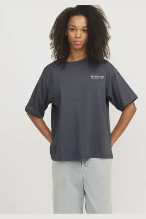 JACK & JONES – T-Shirt in Asphaltgrau