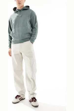 Wrangler – Casey Jones – Workwear – Locker geschnittene Chinohose aus Twill in Beige