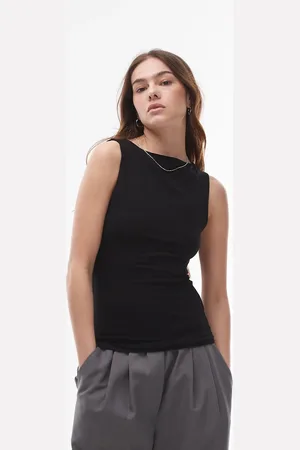 Topshop – Hochwertiges Tanktop in mit U-Boot-Ausschnitt