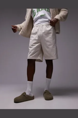 Topman – Chino-Shorts aus gewaschener Baumwolle in