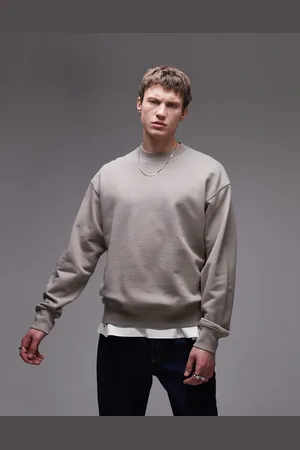 ARKET – Locker geschnittenes Sweatshirt aus Terry-Stoff in Beige