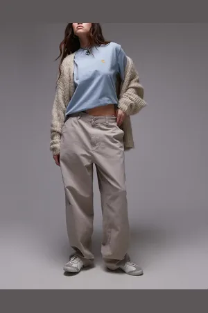 Carhartt – Brandon – Locker geschnittene Jeans in staubigem Beige mit einlagiger Kniepartie