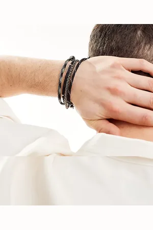 ASOS – 4er-Pack Kordelarmbänder in