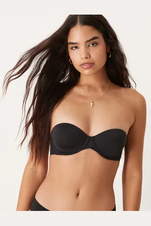 Calvin Klein – Trägerloser, nahtloser BH mit seitlichem Verschluss, in