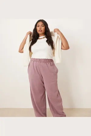 ASOS ASOS DESIGN Curve – Barrel Leg Jogginghose in gewaschenem