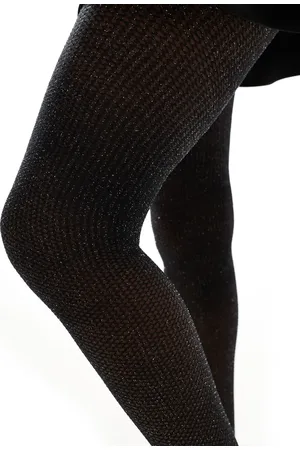 ASOS – Netzstrumpfhose in Metallic
