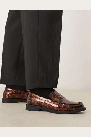 ASOS – Penny-Loafer mit Schildpatt-Muster