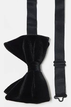 River Island – Fliege aus Samt in