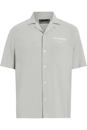 AllSaints – Underground – Kurzärmliges Hemd in