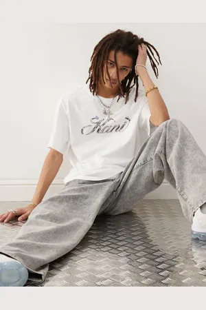 Karl Kani – T-Shirt in mit Logo der Farbe Icy Chrome