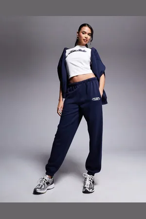 Kaiia – Studio – Jogginghose in mit Bündchen und Stickereilogo, Kombiteil