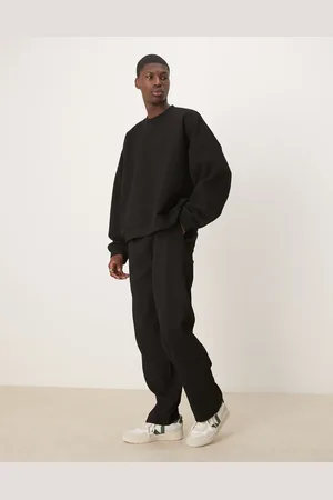 ASOS – Schmal zulaufende Plissee-Jogginghose in , Kombiteil