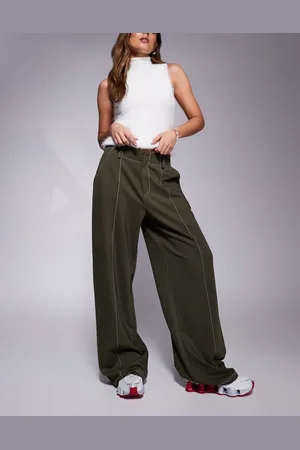 ASOS – Weit geschnittene Hose in mit Ziernaht