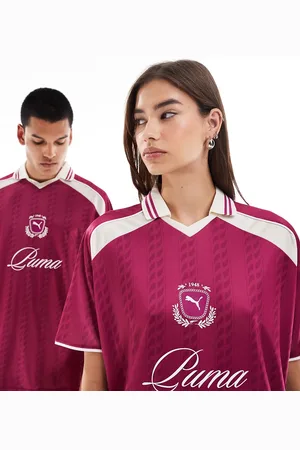 PUMA – Fußballtrikot in Rosa mit Archiv-Print – exklusiv bei ASOS