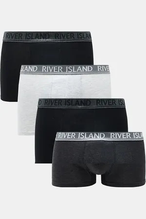 River Island – 4er-Pack Unterhosen in