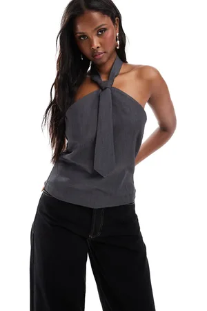 ONLY – Elegantes Neckholder-Top in mit Bindedetail