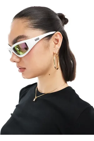 Vans – Felix – Sonnenbrille in Weiß/Verspiegelt