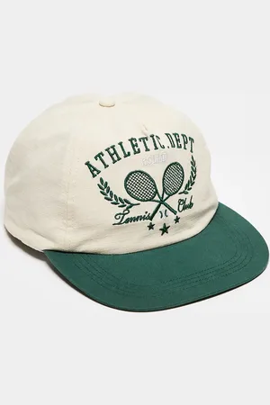 Reclaimed – Unisex-Sportkappe in Ecru mit Logo