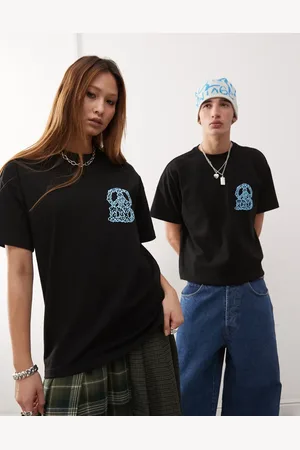 Dr Denim Dr. Denim – Trooper – Lässig geschnittenes Unisex-T-Shirt in mit „DD Peace“-Grafik vorn