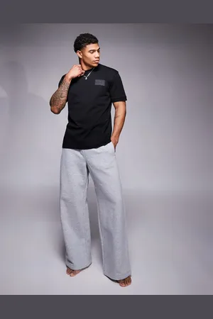 EA7 Armani – – Oversize-T-Shirt in mit Logo-Aufnäher