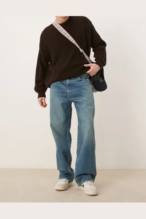 Abercrombie & Fitch – Baggy-Jeans in gewaschenem