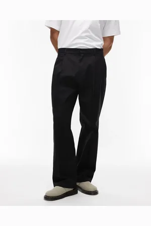 Topman – Elegante Baumwoll-Hose in mit weitem Bein