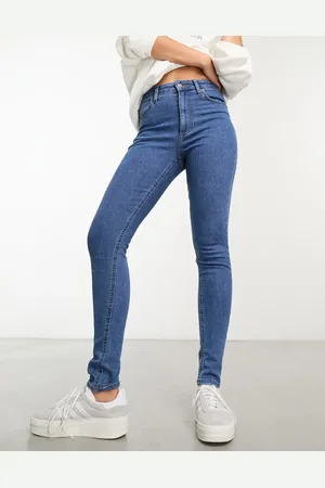 ASOS – Skinny-Jeans in Mittelblau
