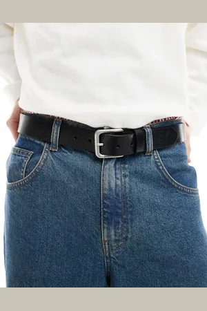 JACK & JONES – Schwarzer Ledergürtel
