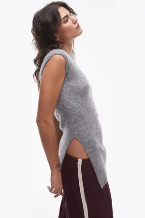 ARKET – Gestricktes Longline-Tanktop aus Alpaka-Wollmix in