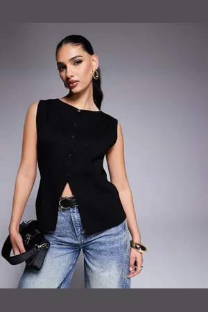 ASOS – Kompakte Weste in mit Struktur