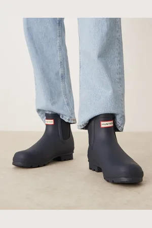 Hunter – Original – Chelsea-Stiefel in Marineblau