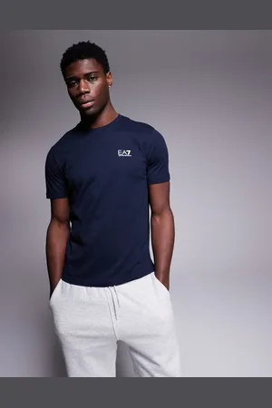 EA7 Armani – – T-Shirt in mit Logo und Rundhalsausschnitt