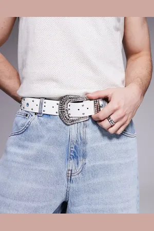 ASOS – Gürtel in mit Kristall- und Nietenbesatz