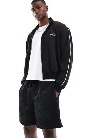 JACK & JONES – Schlupf-Shorts aus Jacquard in , Kombiteil